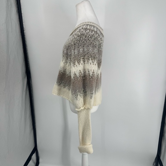 NEW Free people Home For The Holidays Sweater in neutral - Picture 8 of 12